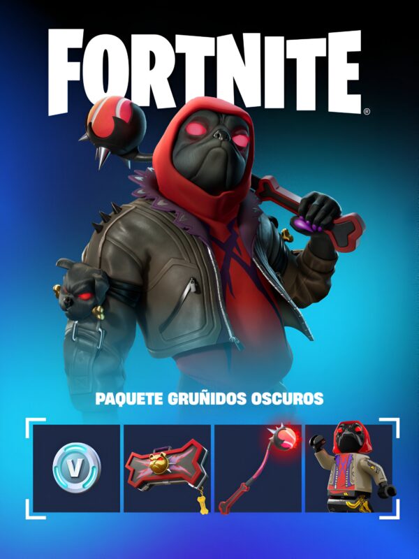 Fortnite: Paquete Gruñidos Oscuros - Código Reg. ZA