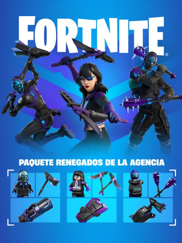 Fortnite: Paquete Renegados de la Agencia - Código Reg. NZ