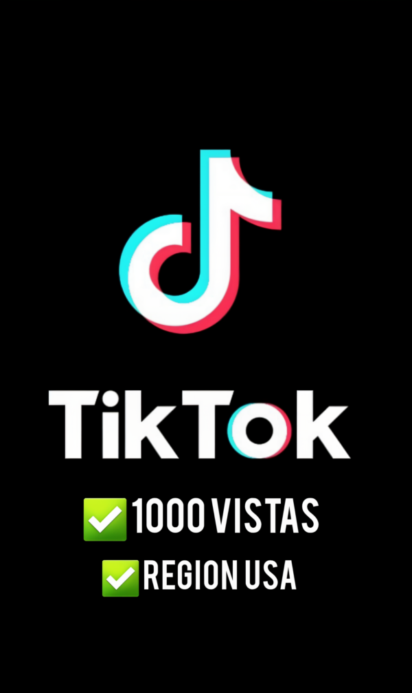 Tiktok - ✅️ 1000 Visitas por Video / Región Estados Unidos