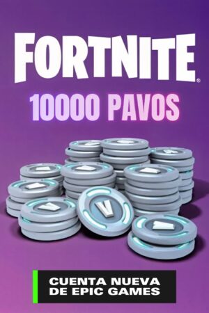 Fortnite: Cuenta con 10000 Pavos - Epic Games / Xbox / Playstation