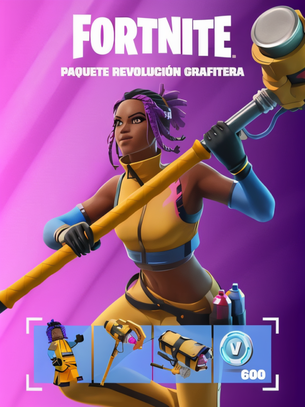 Fortnite: Paquete Revolucion Grafitera - Xbox / Region Sudáfrica