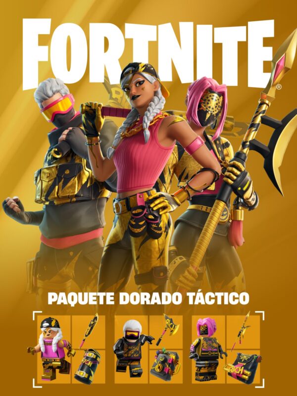 Fortnite: Paquete Dorado Táctico - Código Region Reino Unido