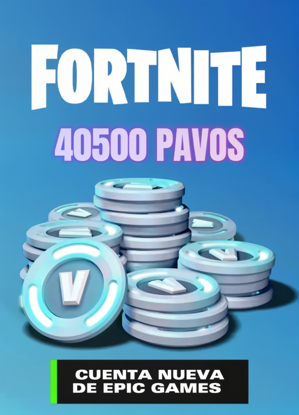 Fortnite: Cuenta con 40500 Pavos - Epic Games / Xbox / Playstation