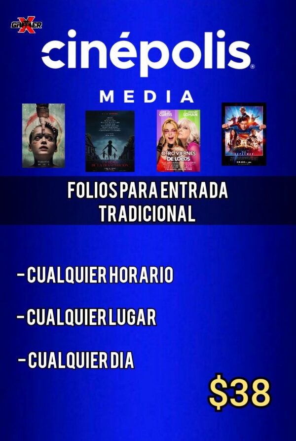 Cinepolis - Folios Entrada Tradicional