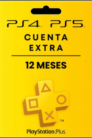 Playstation 12 Meses Extra - Cuenta Nueva / PS4 - PS5