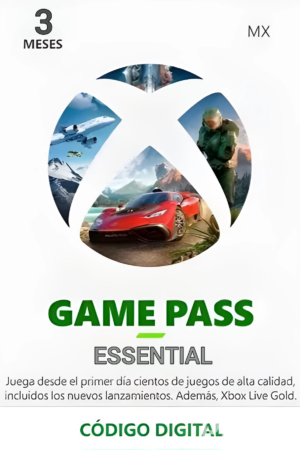 Game Pass Essential 3 Meses - Xbox / Código Region México